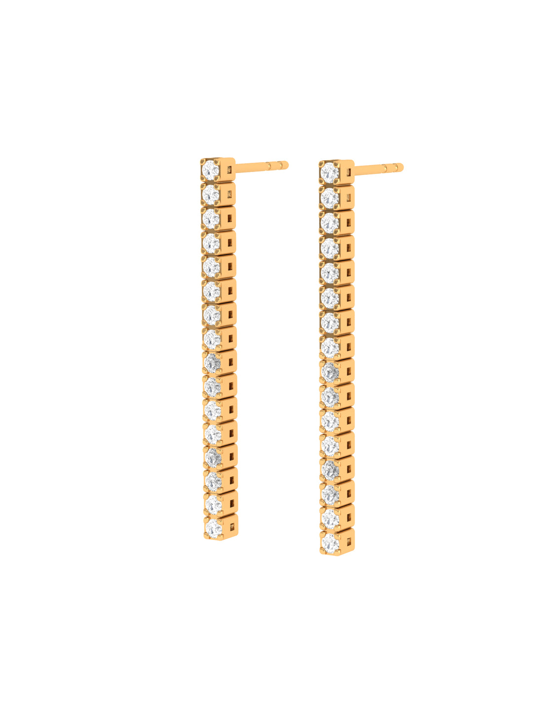Trendy Long Tassel Gold-Black Asymmetric Dangle Drop Earrings – Neshe  Fashion Jewelry
